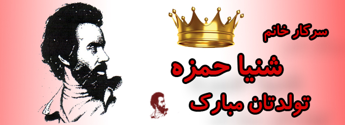 سرکار خانم شنیا حمزه تولدت مبارک